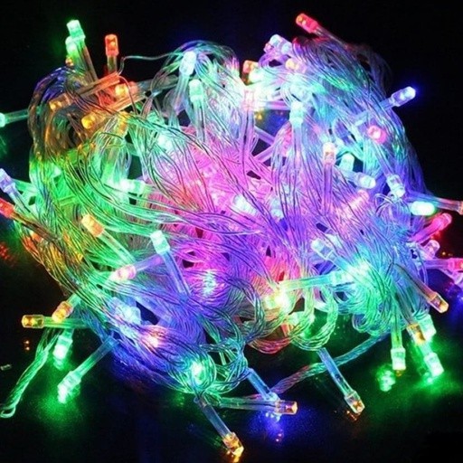 Seinz Lampu Tirai untuk acara natal / cafe LED Rainbow Warmwhite