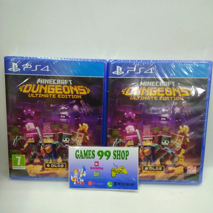 PS4 MINECRAFT DUNGEONS ULTIMATE EDITION / PS4 MINECRAFT