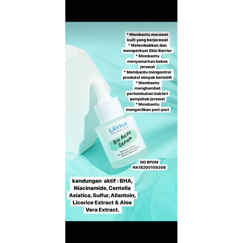 LAYNA SKINCARE BIO ACNE SERUM