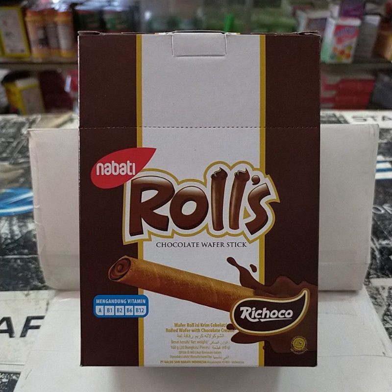 

NABATI Roll cokelat 8g x 20pcs