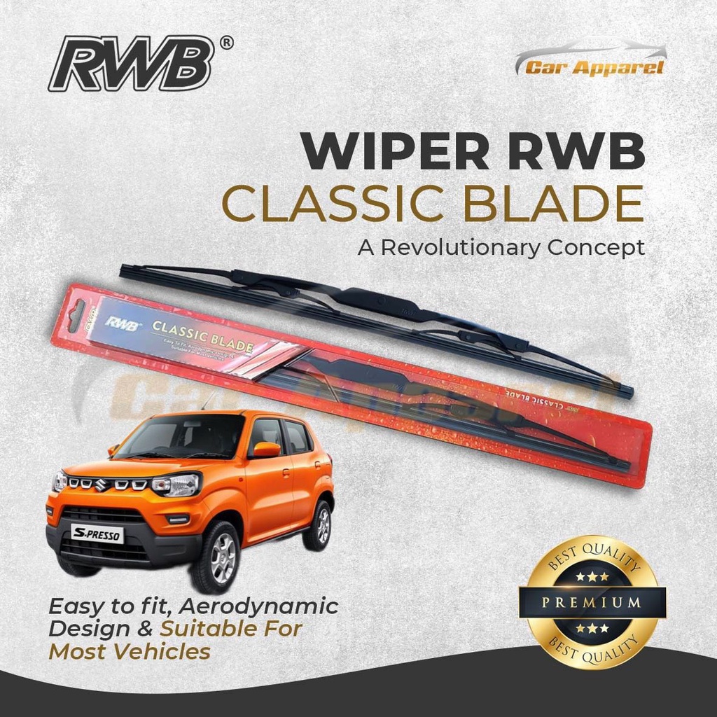 RWB Classic Wiper Suzuki Spresso / Windshield Suzuki Spresso 2 Pcs