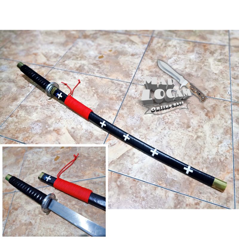 (BUKAN MAINAN ) COSPLAY ANIME!!! katana zoro anime onepiece samurai Trafalgar D'water Law