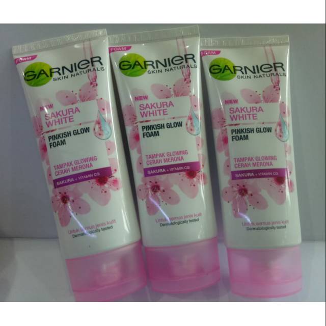 Garnier sakura foam
