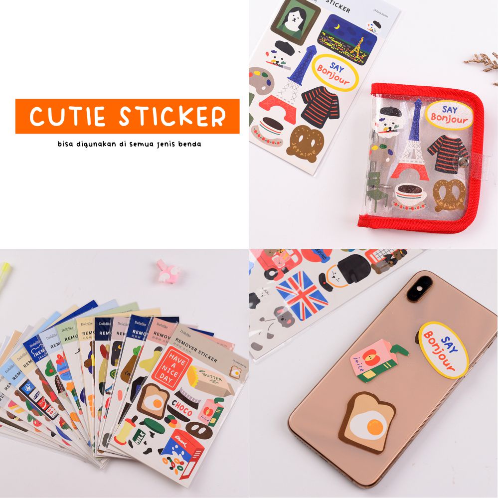 

Stiker Beruang Lucu/Stiker Multifungsi/Sticker Lucu