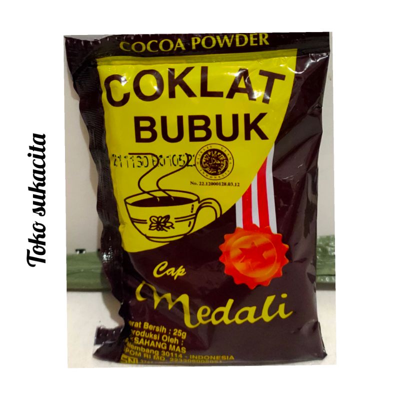 

Coklat Bubuk Cap Medali . 25g