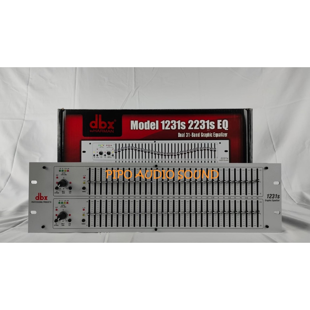 Equalizer DBX 1231S /DBX 1231s EQ Dual 31- Band dbx 1231s /1231S
