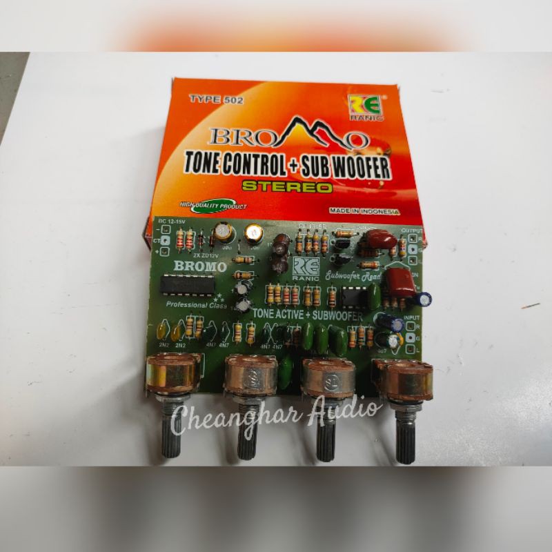 Kit Tone Control Stereo Plus Subwoofer