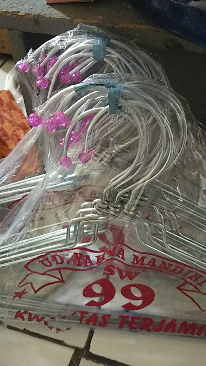 Hanger Kawat/besi Besar 12pcs