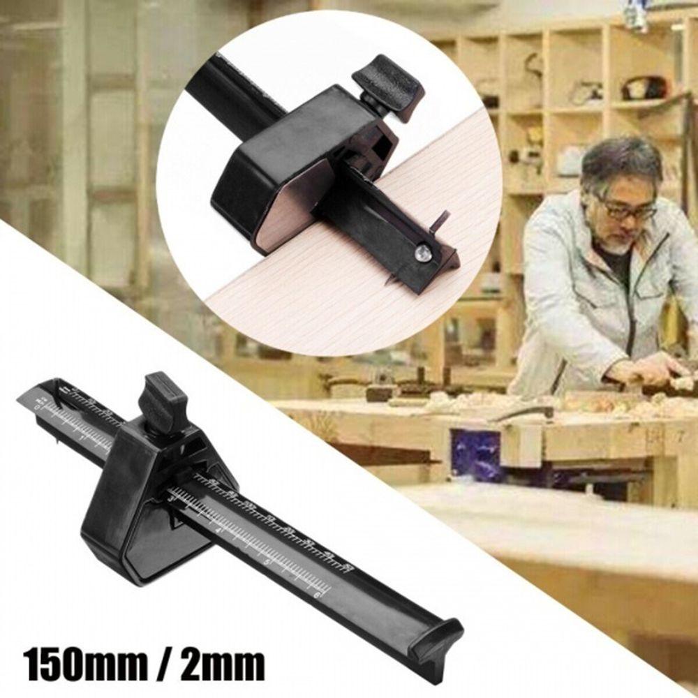Nanas 6 &quot;0-150mm Mortise Marking Gauge Adjustable Screw Line Scribber Scraper Manual Woodworking