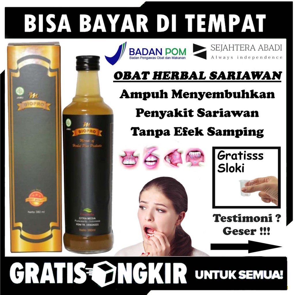 Jual MBIOPRO 100% Asli ORI Obat Sariawan Paling Ampuh-Anak-Dewasa-Obat ...