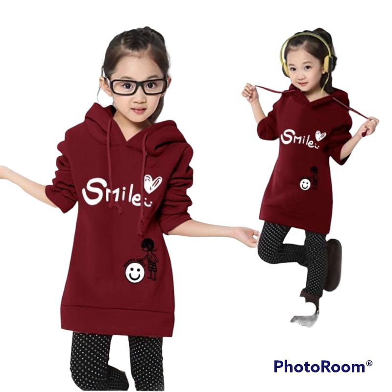 HOODIE TANGGUNG baju anak perempuan pakaian anak perempuan tunik