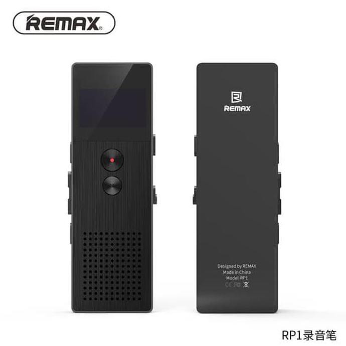 REMAX RP1 VOICE RECORDER PEREKAM SUARA DIGITAL MEETING - HITAM