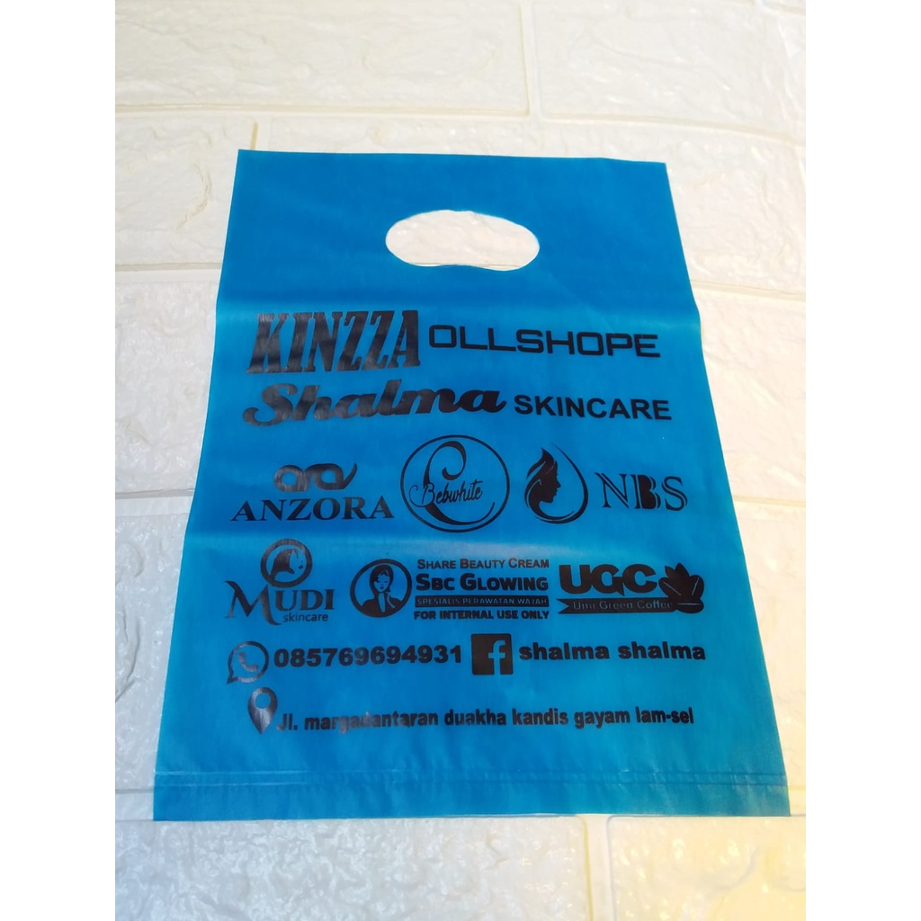 Free Desain Sablon plastik packing Uk.30x40cm Gratis Desain Minim 100/sablon plastik olshop/sablon plastik shopping bag/sablon plastik custom/plastik sablon