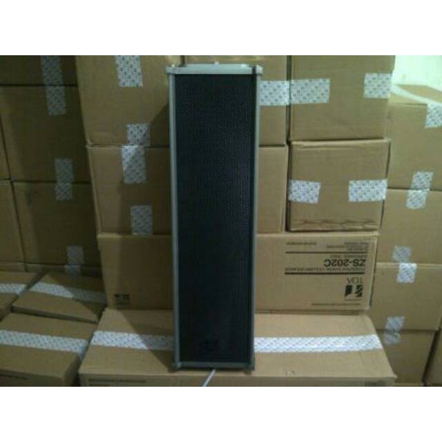 Column Speaker TOA ZS-202 C ZS 202 202C 20 Watt W 20W Besi isi 4 untuk Mushola Masjid Mesjid Aula