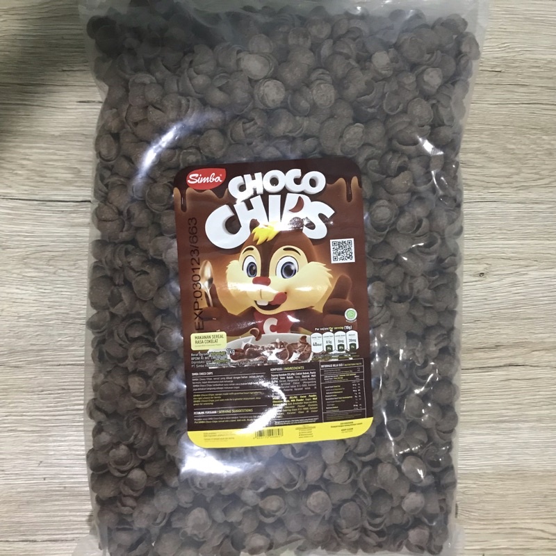 Nafariz724 Simba Sereal Choco Chips Coklat Sarapan 1 Kg Simba Choco Chips 1 Kg