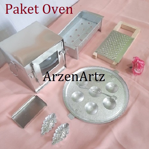 Kitchen Set - Masakan Mini Mainan Anak Paket Oven Komplit 5 Barang Real-Pict