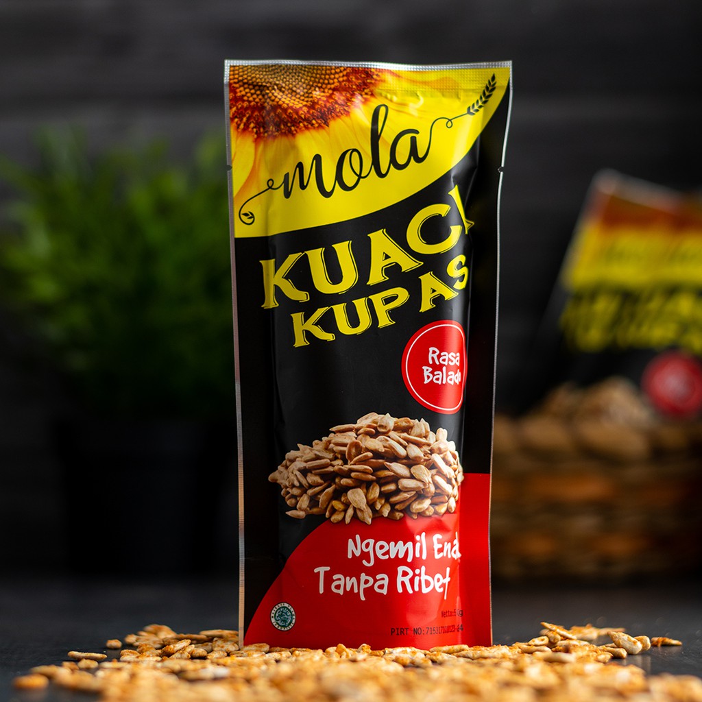 8 pc Mola Kuaci Kupas Panggang / Biji Matahari / Sunflower Seed