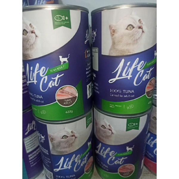 Life Cat Kaleng 400gr | Makanan kucing basah wet food