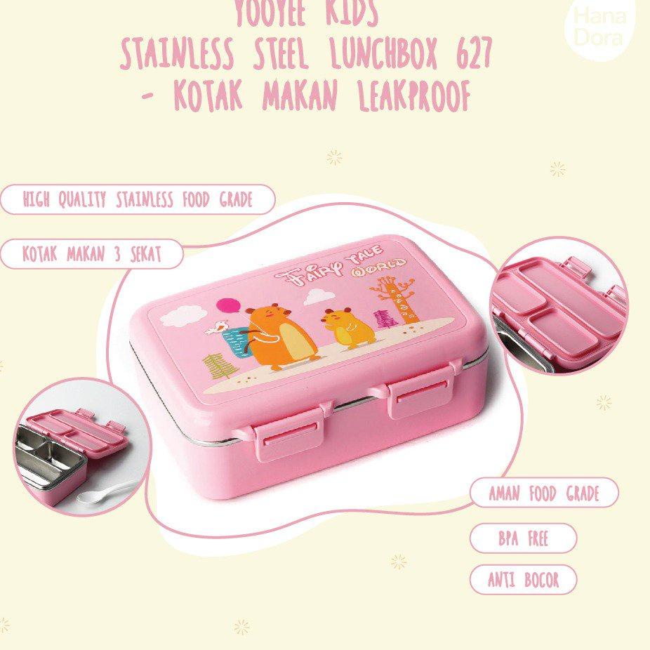 Harga Update (SUPER SALE) YOOYEE 627 Stainless Steel Lunch Box-627