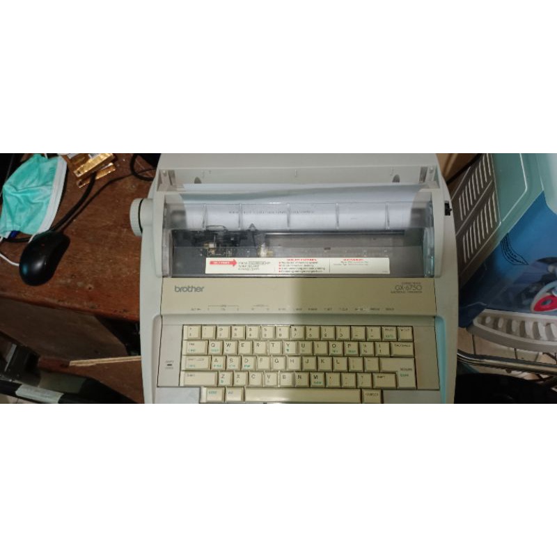 mesin ketik brother gx650 bonus pita