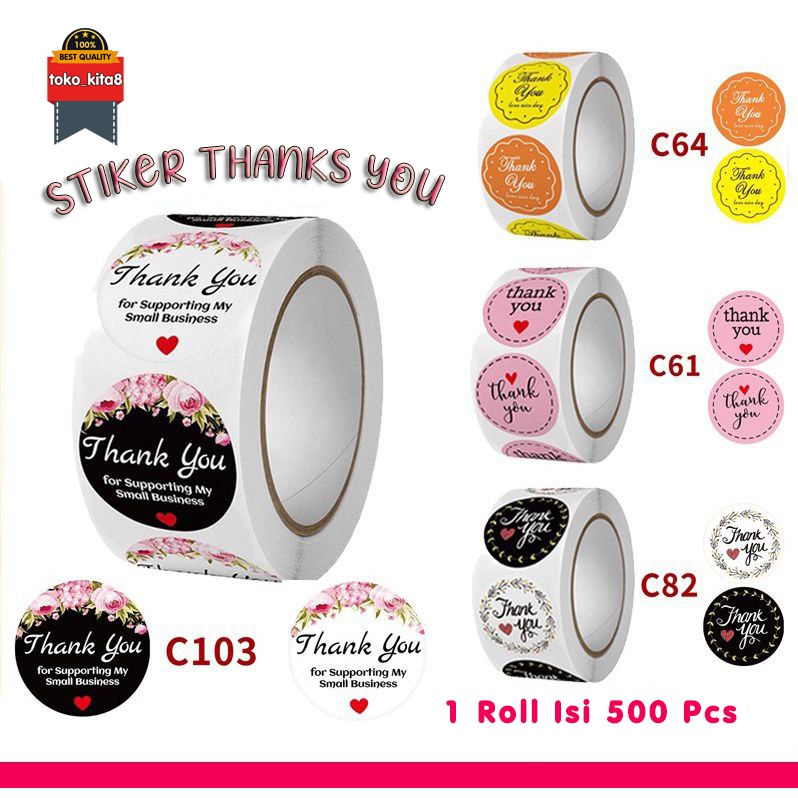 

Sweety Label Stiker 1 Roll Isi 500 Pcs dan 100 Pcs kartu Ucapan