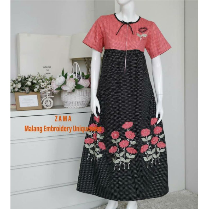Daster bordir Malang Zama uk L