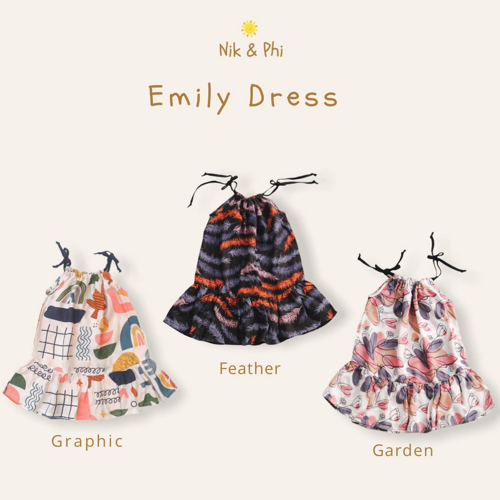 Babygiggles - Emily Dress / Baju anak perempuan Nik &amp; Phi