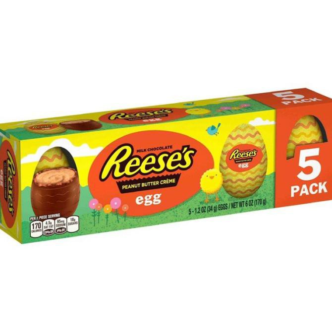 

Terlaris Reese'S Peanut Butter Creme Egg 5 Pack - Easter Edition