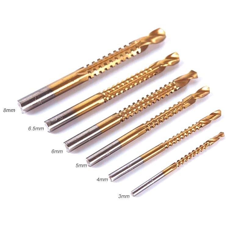 Deko Mata Bor Power Drill HSS Steel 6PCS - Golden