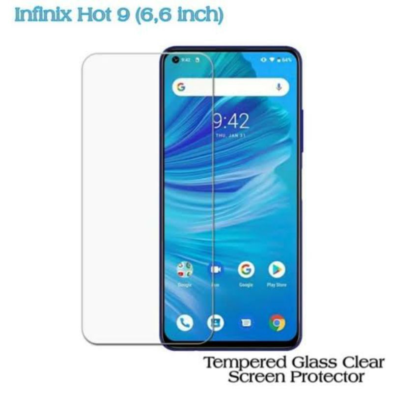 tempered glass infinix hot 9/9 pro