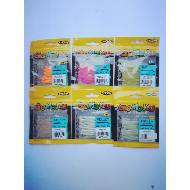 STORM GOMOKU SOFT MINNOW 1,8 INCHI