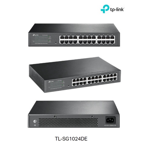 T-PLINK TPLINK TL-SG1024DE Switch 24 Port Gigabit Easy Smart Managed