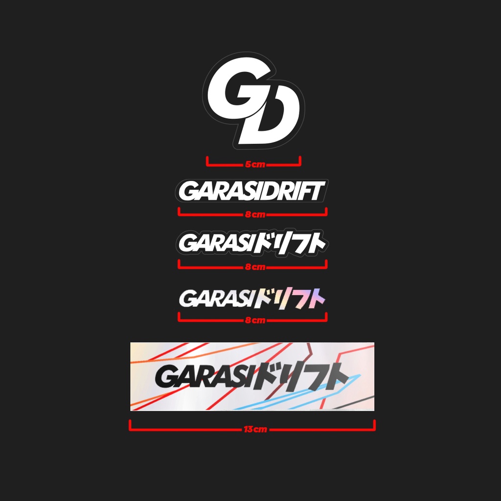 Garasi Drift Sticker Package | Garasi Drift Merchandise