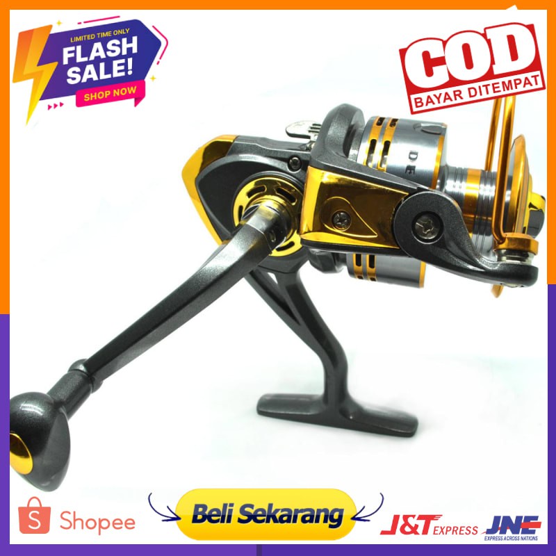 Debao Gulungan Pancing DB6000A Metal Fishing Spin Reel 10 Ball Bearing