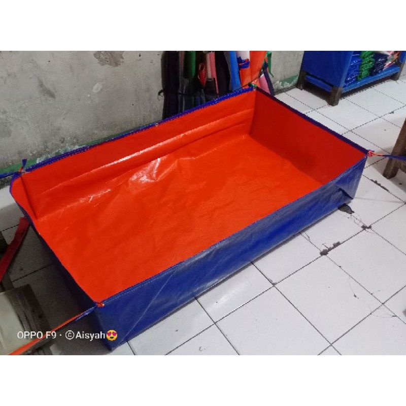 terpal kolam ikan 120x60x30 a3