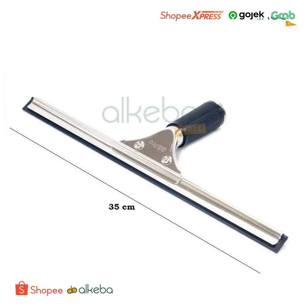 Window Squeegee 35 cm / alat pembersih kaca (Glass Scrape / Stik Kaca)