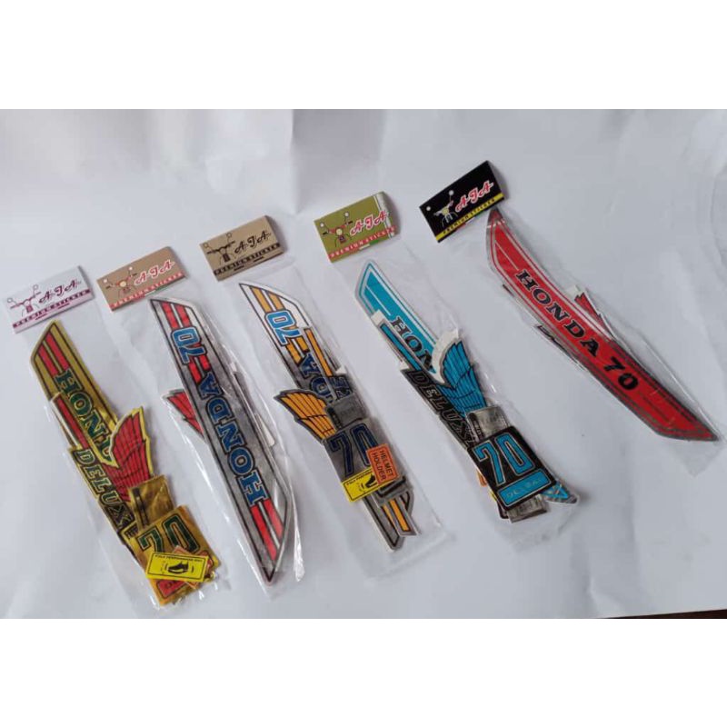 STRIPING BODY STIKER BODY SET HONDA C70