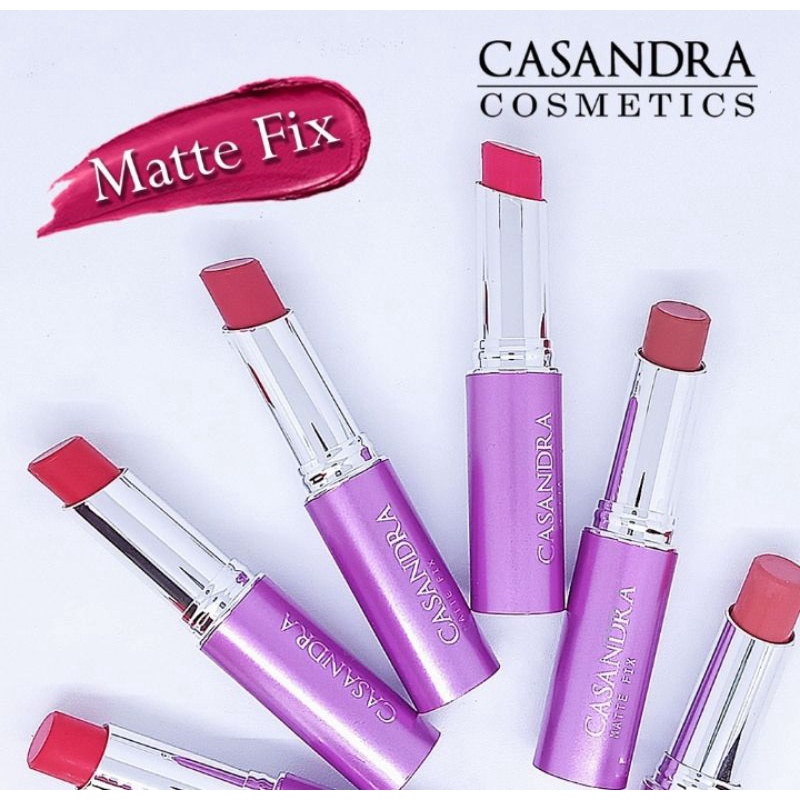 Lipstik Casandra Matte Fix Lipstick