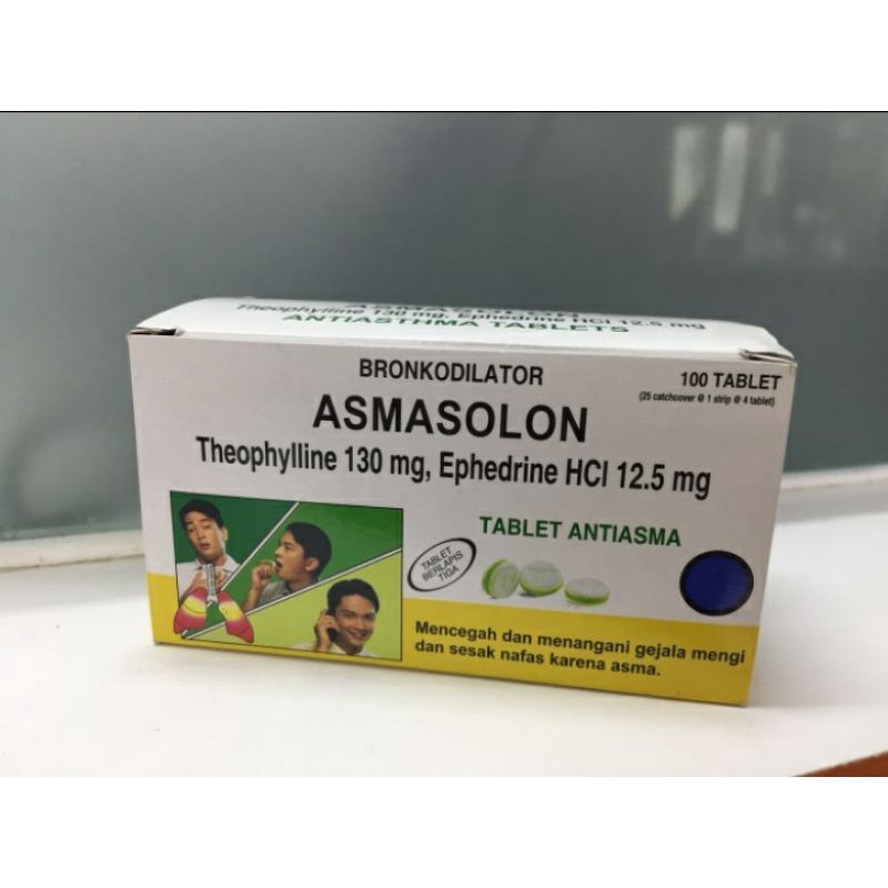 Asmasolon tablet perstrip @4 tablet - obat asma
