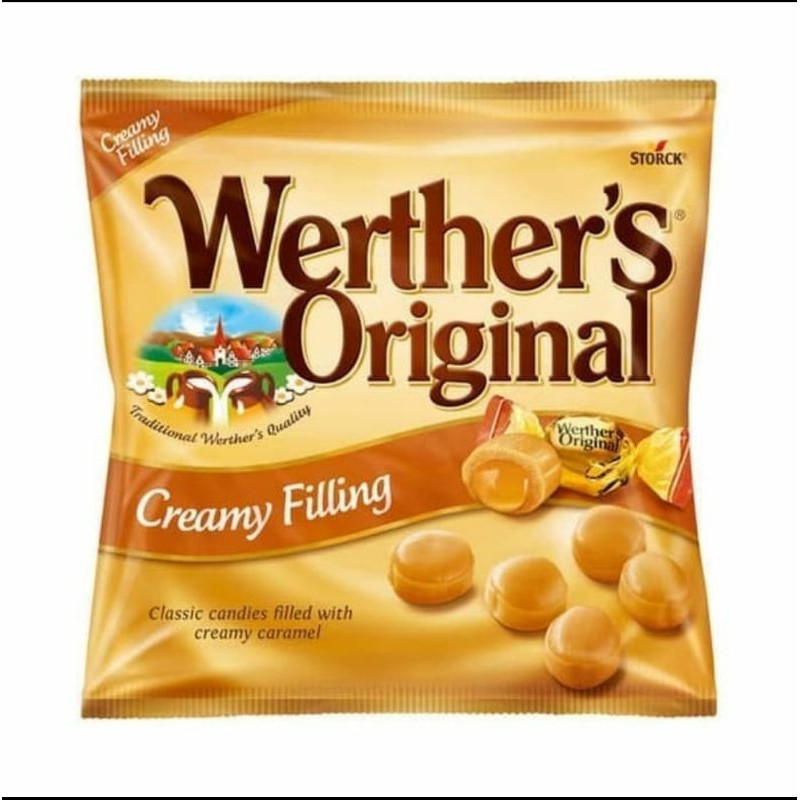 

Werthers original Creamy Filling Permen Isi Krim Karamel80gr