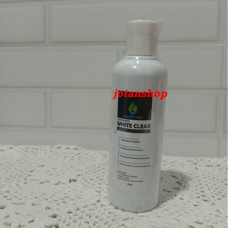 Pigment Hijau White Clear liquid bacteria starter bacteri Bakteri stater Cair aquascape