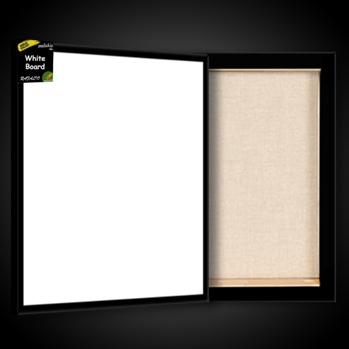 

White Board Melamin Papan Tulis Putih By Ravalio 40x80 cm
