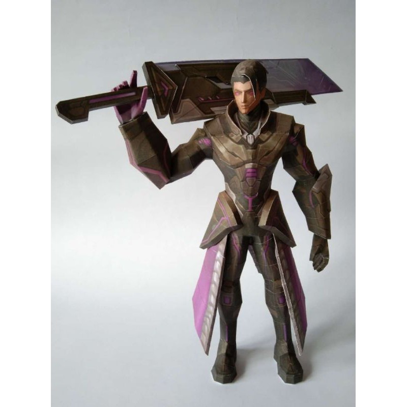 Hero Mobile Legends Alucard Obsidian Blade Papercraft