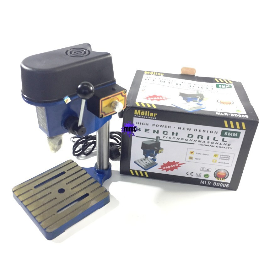 MOLLAR MESIN BOR DUDUK MINI 6MM BENCH DRILL VARIABLE SPEED MLR - BD006