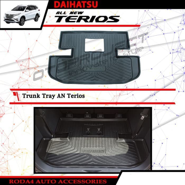 TRUNK TRAY / KARPET BAGASI BELAKANG ALL NEW TERIOS 2018 - SEKARANG