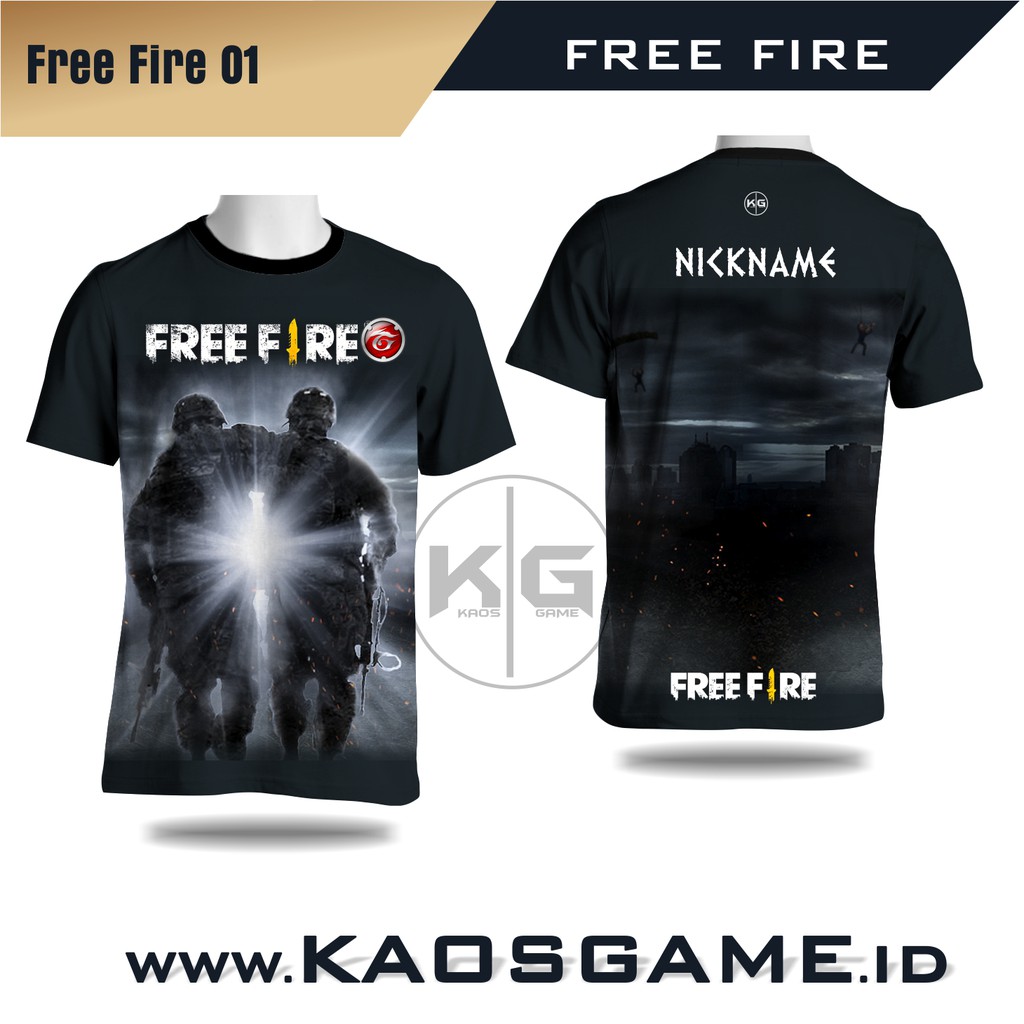  Desain  Baju  Free  Fire  Gejorasain