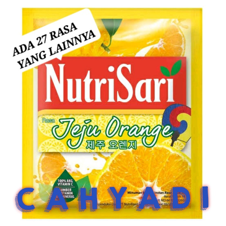 

Nutrisari Jeju Orange / Renceng ( 10 Sachet )