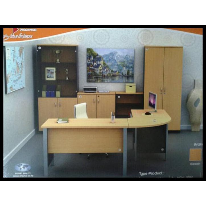 MEJA KANTOR EXPO MEJA KERJA BENTUK L