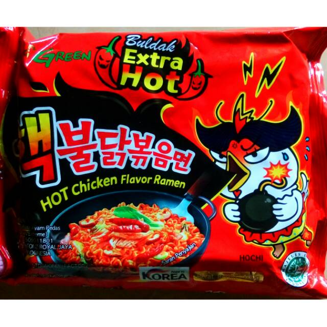 

Samyang Buldak Extra Hot Green 2x Spicy