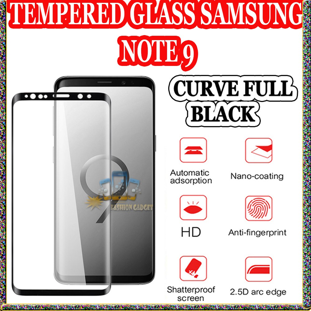 TEMPERED GLASS SAMSUNG NOTE 9 CURVE SAMSUNG NOTE 4  SAMSUNG S10 LITE CURVE  SAMSUNG S5  SAMSUNG G900 ANTI GORES KACA TEMPER GLASS
